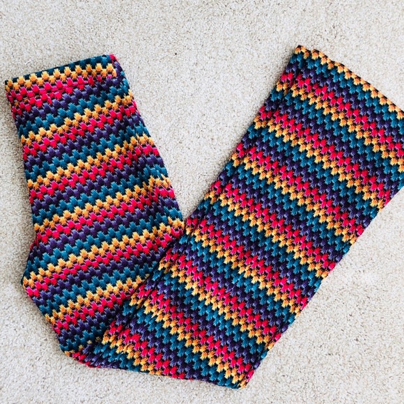 Trina Turk "Perleen" Zigzag Honeycomb Knit Pants - Picture 2 of 8